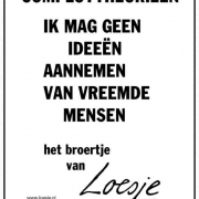 Loesje over complottheorieën